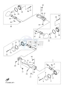 XVS1300A MIDNIGHT STAR (1CS9) drawing FLASHER LIGHT