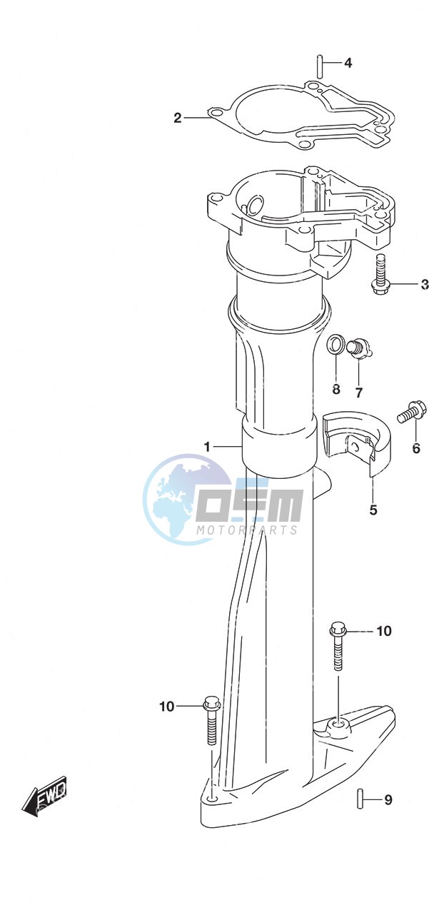 Drive Shaft Housing (S)