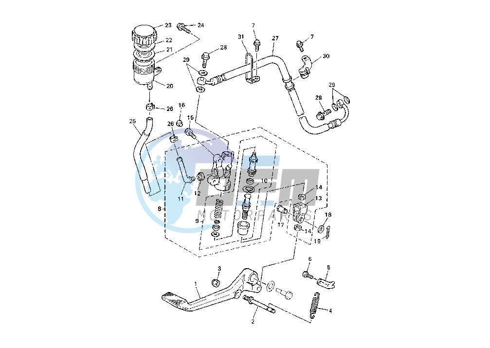 REAR MASTER CYLINDER