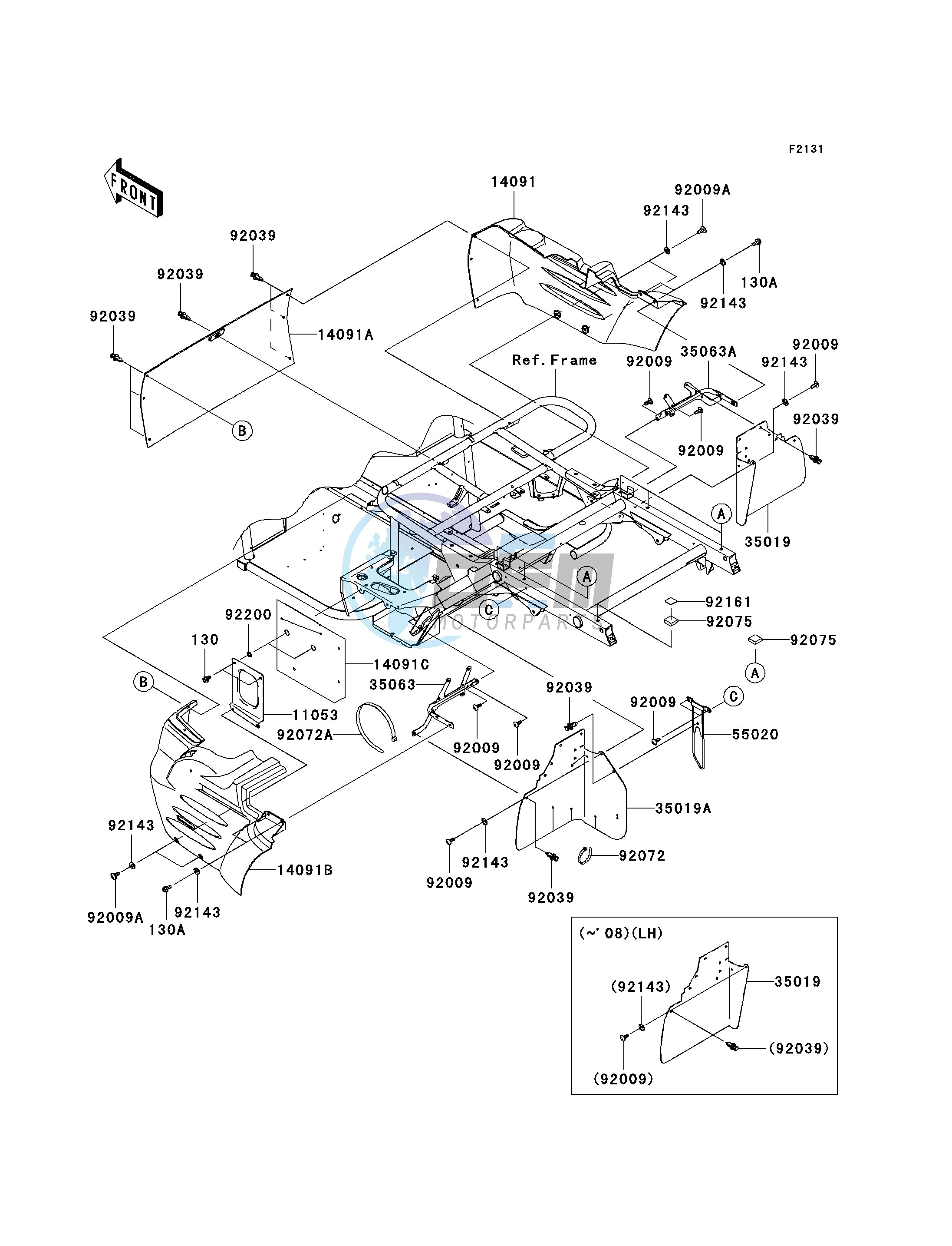 FRAME FITTINGS-- REAR- -