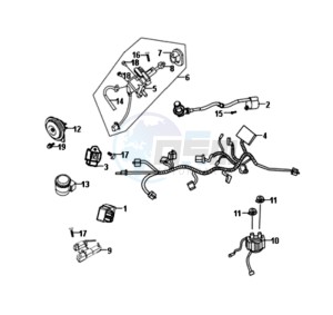 SYMPHONY SR 50 L6 drawing WIRING HARNASS