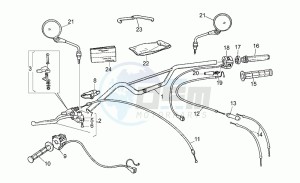 NTX 350 drawing Handlebar