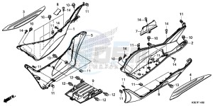 WW125EX2F PCX125 - WW125 UK - (E) drawing FLOOR STEP