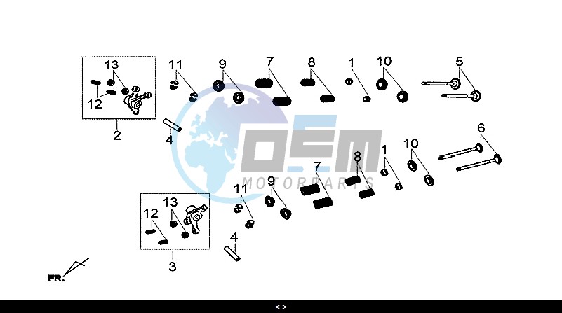 IN-EX. VALVE ROCKER ARM / GTS 300I ABS (LN30W9-EU) (L7-M0)