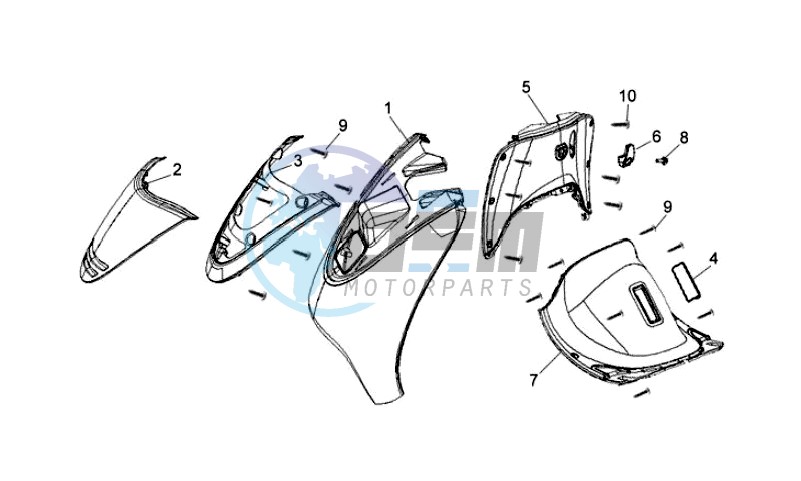 COWLING FRONT / COWLING INNER