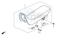 NX125 drawing SEAT