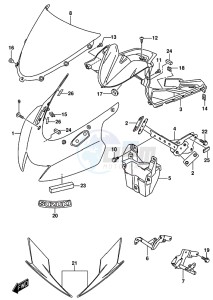 GSX-R125 drawing COWLING BODY (GSX-R125RL)