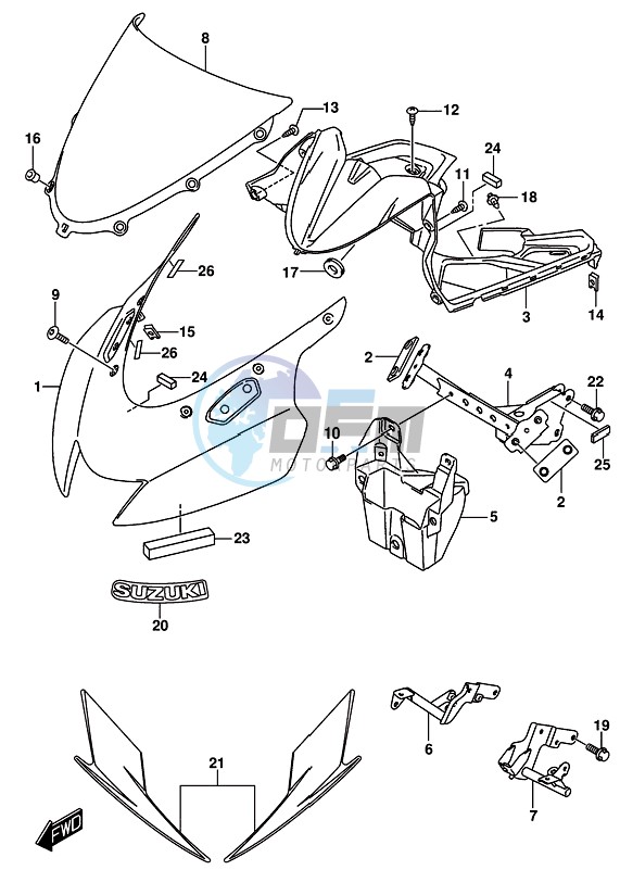 COWLING BODY (GSX-R125RL)