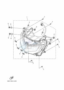 YP125RA XMAX 125 ABS (BGU2) drawing M. CYLINDER FOR DISK BRAKE