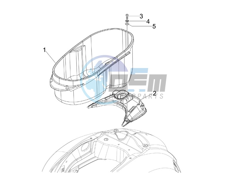 Helmet housing - Undersaddle