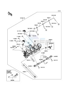 Z1000SX ABS ZX1000HBF FR GB XX (EU ME A(FRICA) drawing Throttle