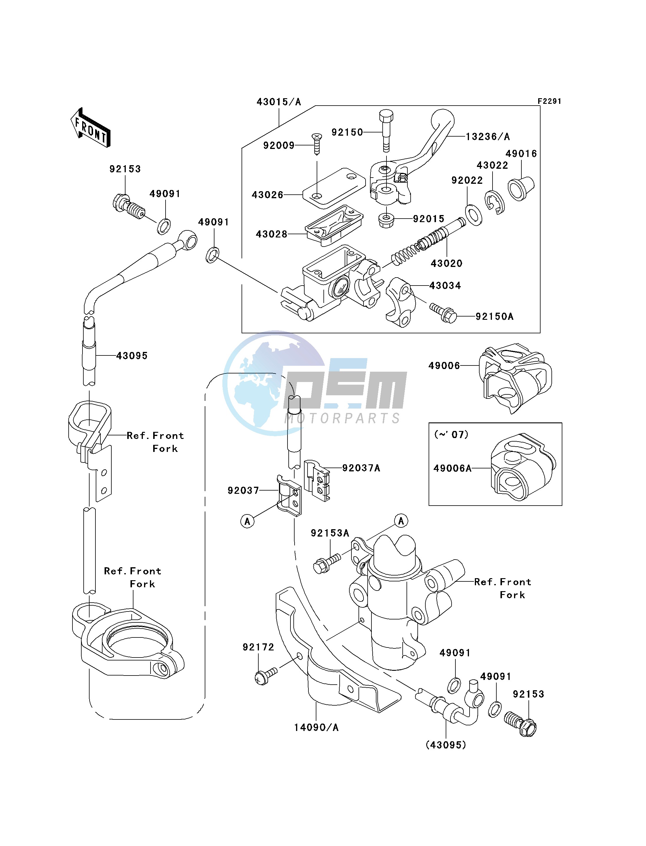 FRONT MASTER CYLINDER