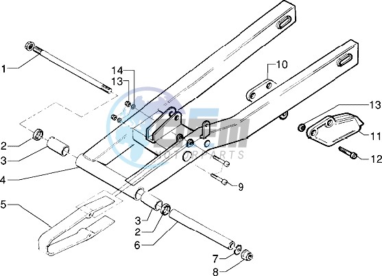 Rear fork