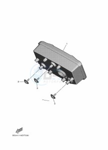 YXE850EN YXE85WPAK (B8K5) drawing METER