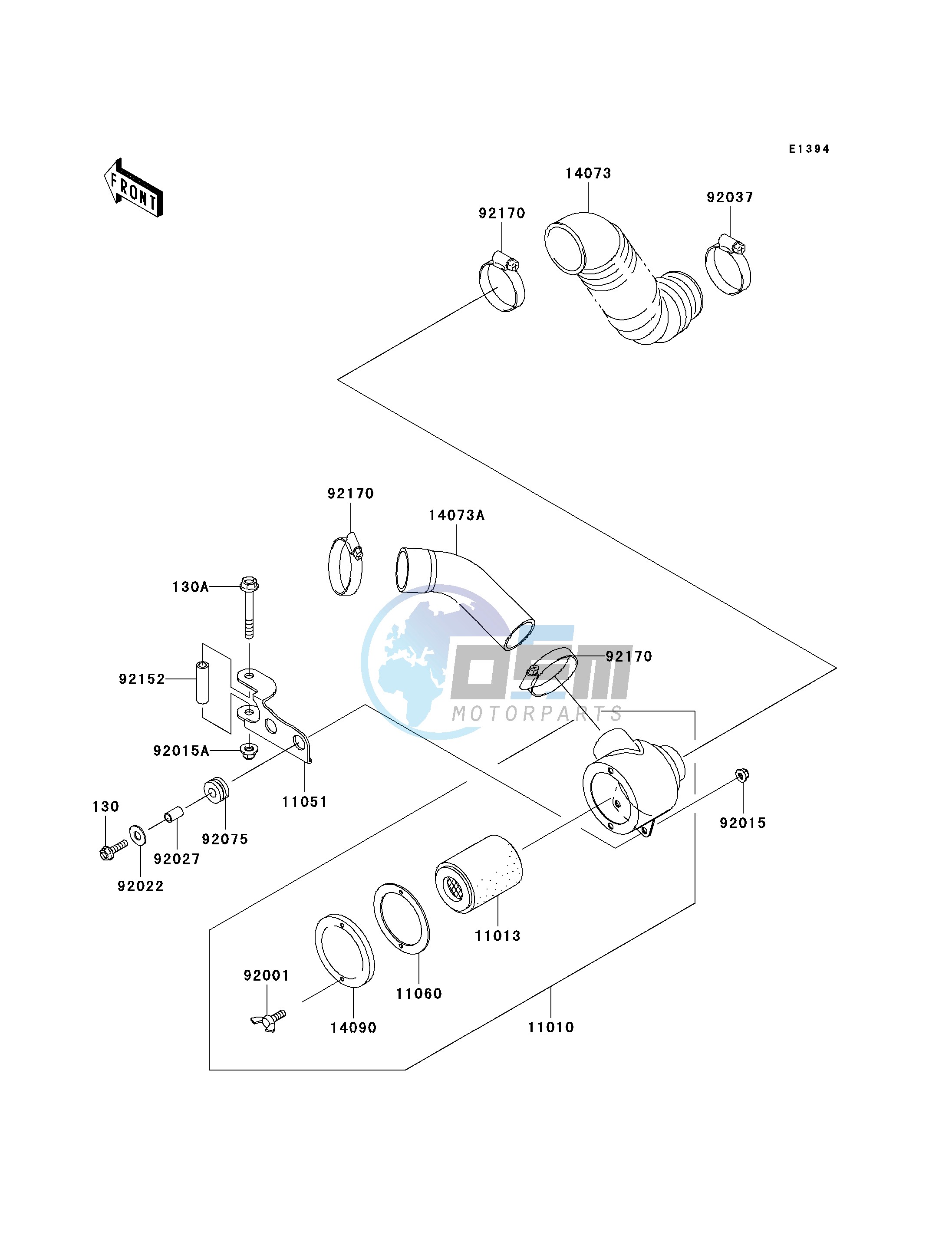 AIR CLEANER-BELT CONVERTER