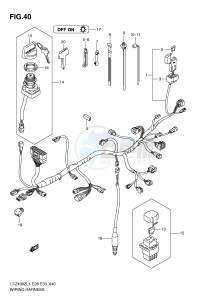 LT-Z400 (E28-E33) drawing WIRING HARNESS (LT-Z400L1 E33)