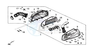 Joymax 300i ABS drawing AIR FILTER