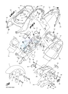 FZ1-N FZ1 (NAKED) 1000 (1EC4 1EC5 1EC6) drawing FENDER