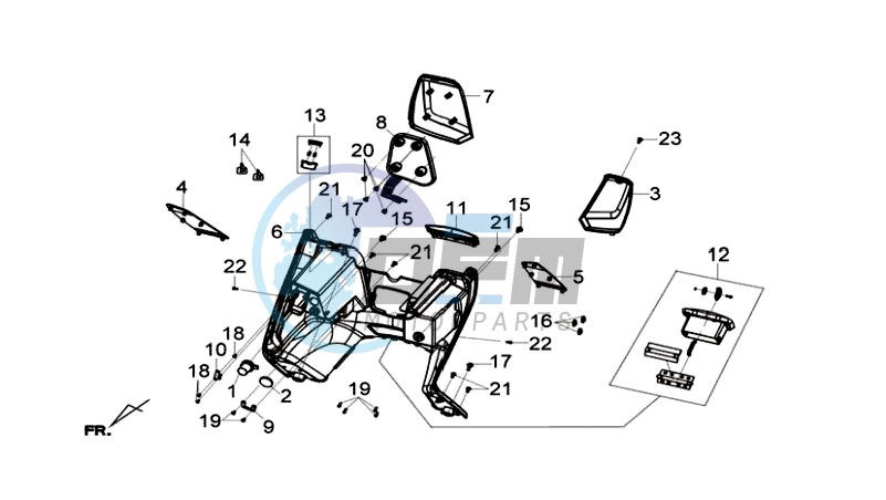 COWLING INNER FR PLATE