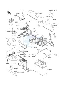 KAF 620 E [MULE 3010 4X4] (E6F-E8F) E6F drawing CHASSIS ELECTRICAL EQUIPMENT-- E6F- -