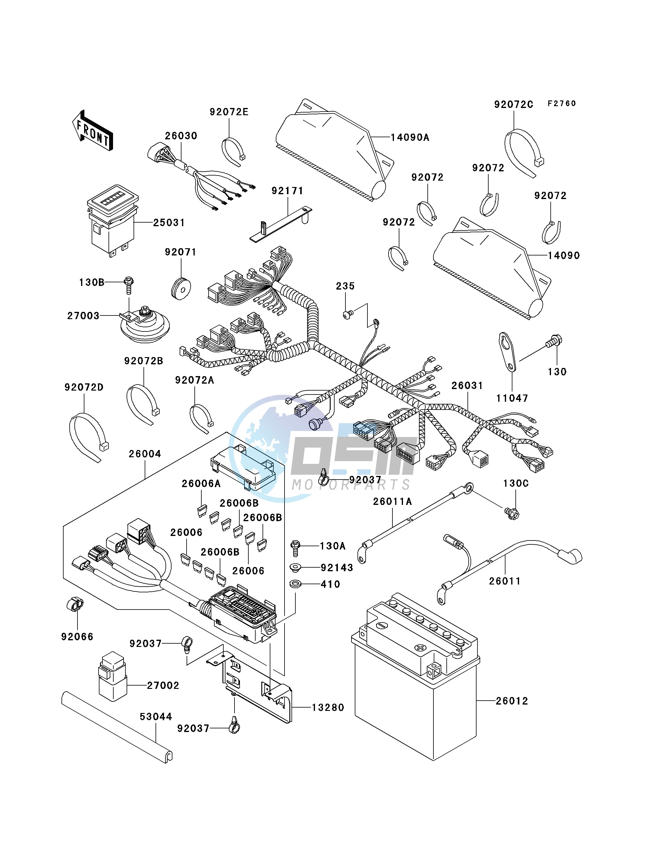 CHASSIS ELECTRICAL EQUIPMENT-- E6F- -