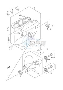 DF 60A drawing Gear Case