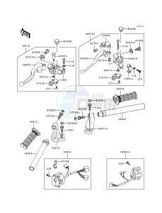 EX 500 A [EX500] (A4-A7) [EX500] drawing HANDLEBAR