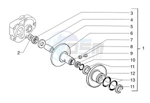 Sfera 125cc drawing Fixed half-pulley