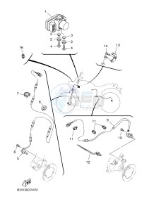 MTM690-U MTM-690-U XSR700 (B348 B348 B348) drawing ELECTRICAL 3