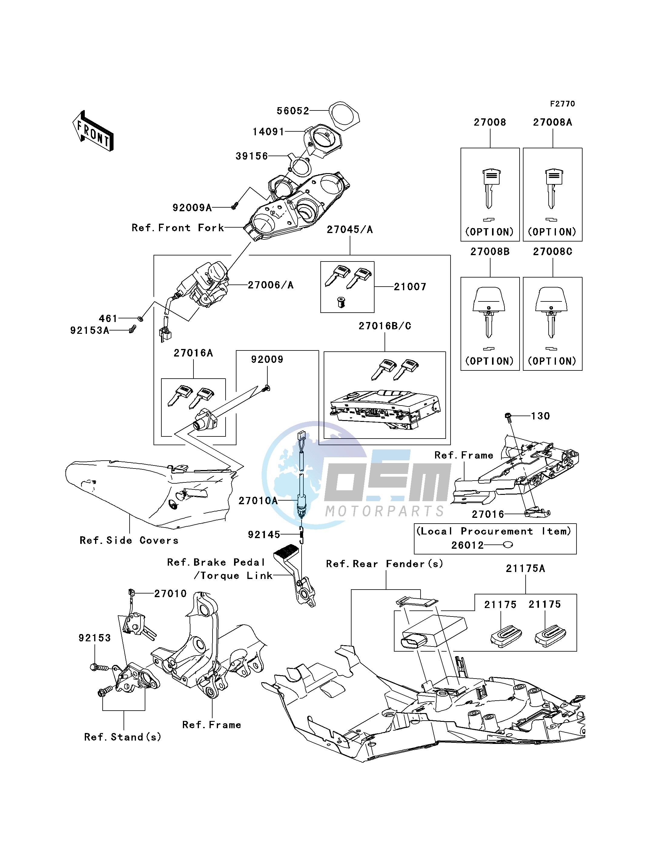 IGNITION SWITCH_LOCKS_REFLECTORS