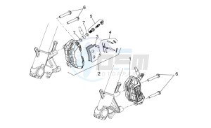 Dorsoduro 750 ABS USA-CND (NAFTA) (CND, USA) drawing Front brake caliper