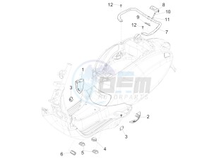 SPRINT 50 2T NOABS E2 (EMEA) drawing Side cover - Spoiler