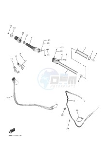 YZF600 R6 (BN6C) drawing STEERING HANDLE & CABLE