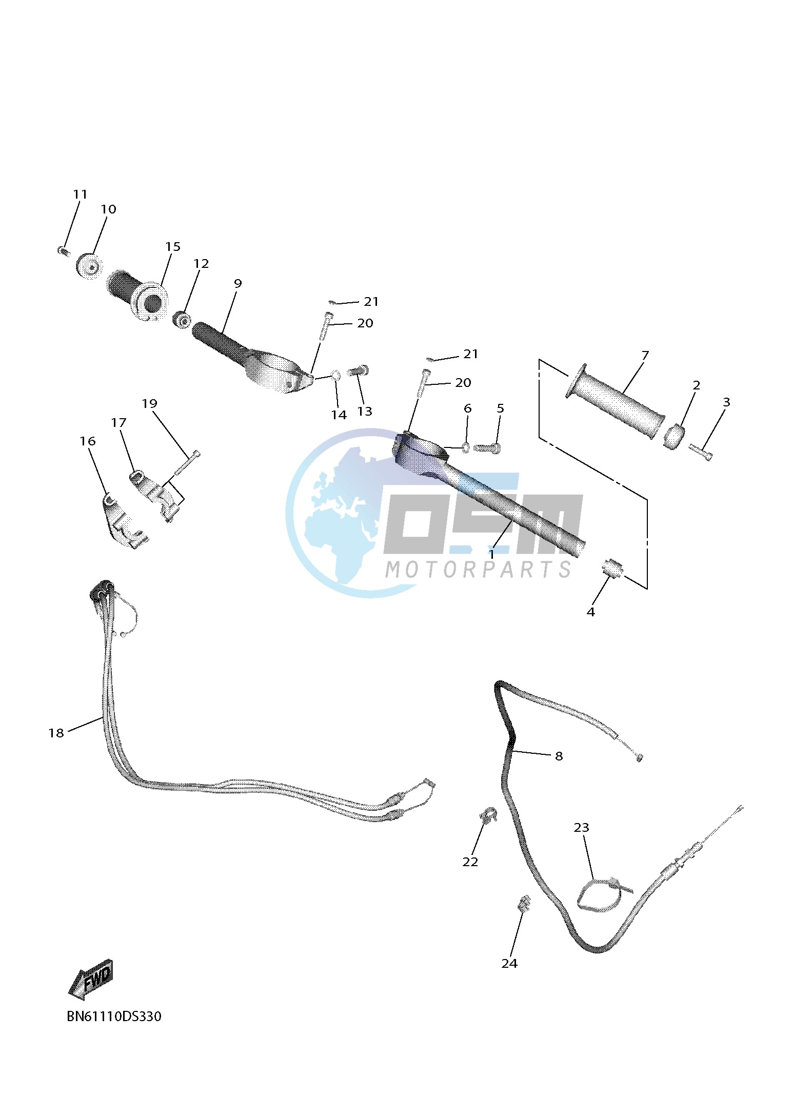 STEERING HANDLE & CABLE