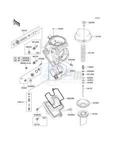 ZX 600 J [ZZR600] (J6F-J8F) J7F drawing CARBURETOR PARTS