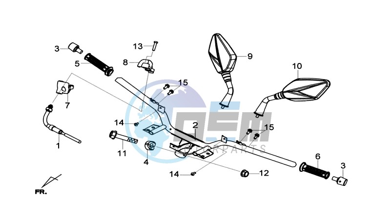 HANDLEBAR / BRAKE LEVERS /CABLES