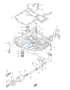 DF 115 drawing Engine Holder (S/N 681518 & Newer)