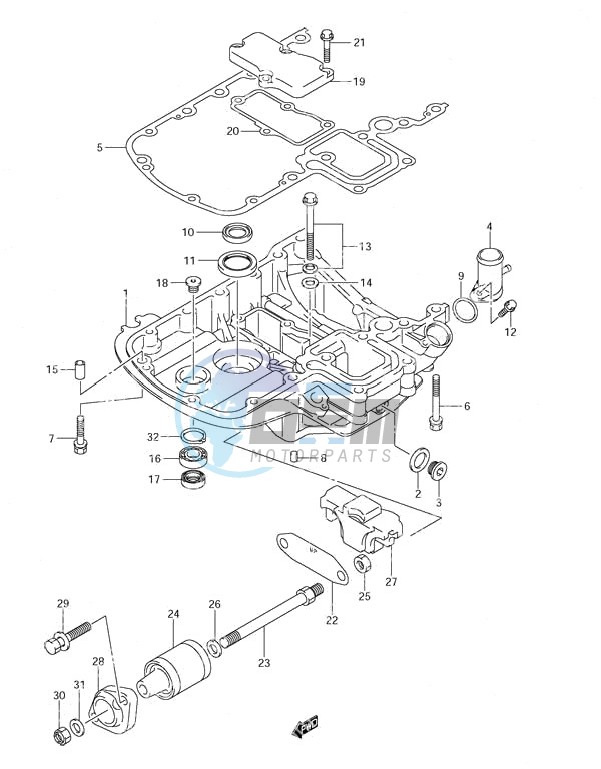 Engine Holder (S/N 681518 & Newer)