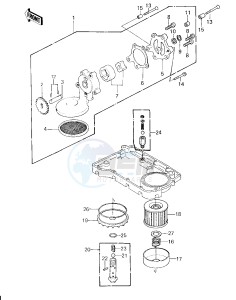 KZ 750 H [LTD] (H1) [LTD] drawing OIL PUMP_OIL FILTER -- 80 H1- -