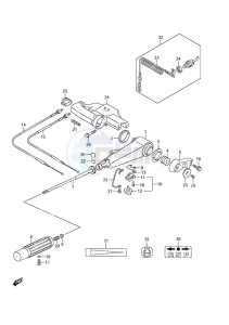 DF 20A drawing Tiller Handle