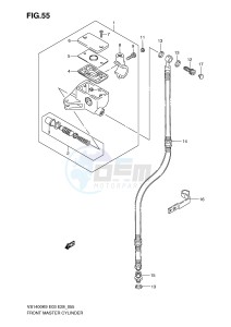 VS1400 (E3-E28) INTRUDER drawing FRONT MASTER CYLINDER