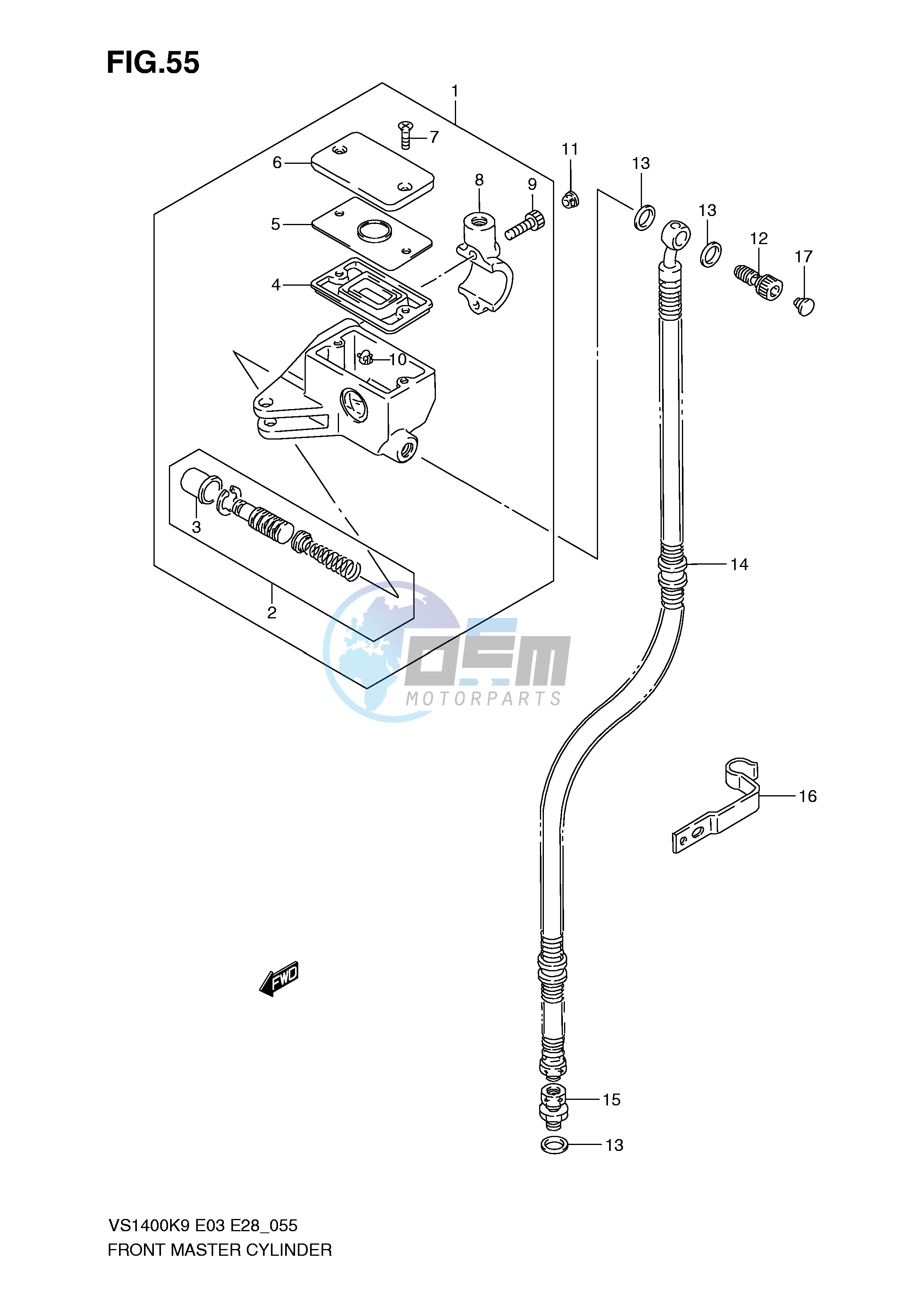 FRONT MASTER CYLINDER