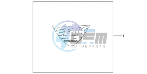 EPSO STICKER FIREBLADE WS