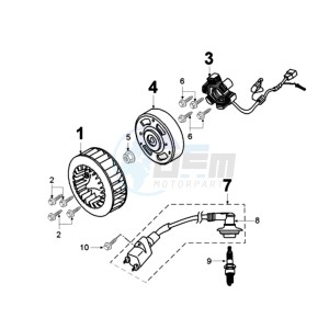 FIGHT RW3A drawing IGNITION PART