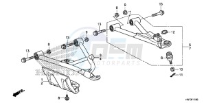 TRX420FA6H Europe Direct - (ED) drawing FRONT ARM