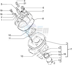 Surfer 50 drawing Head-cylinder-piston