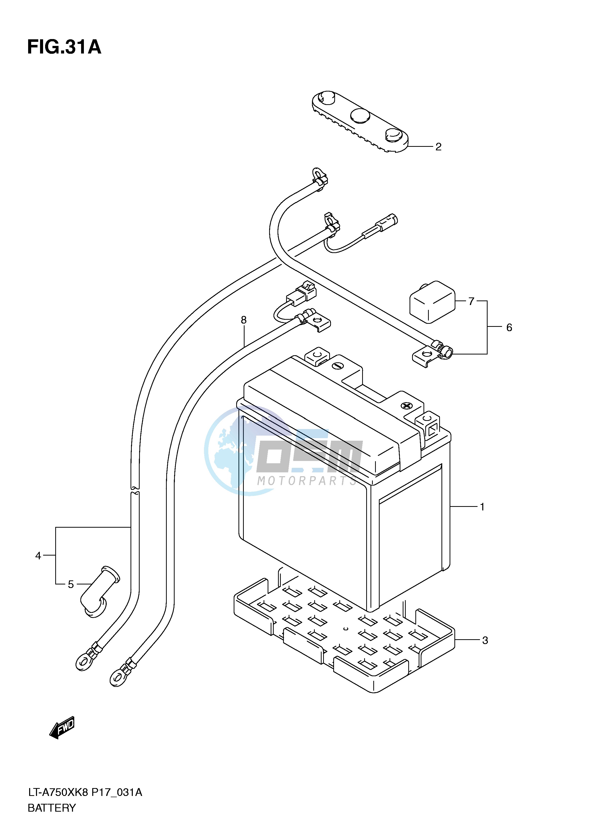 BATTERY (LT-A750XK9 XZK9)