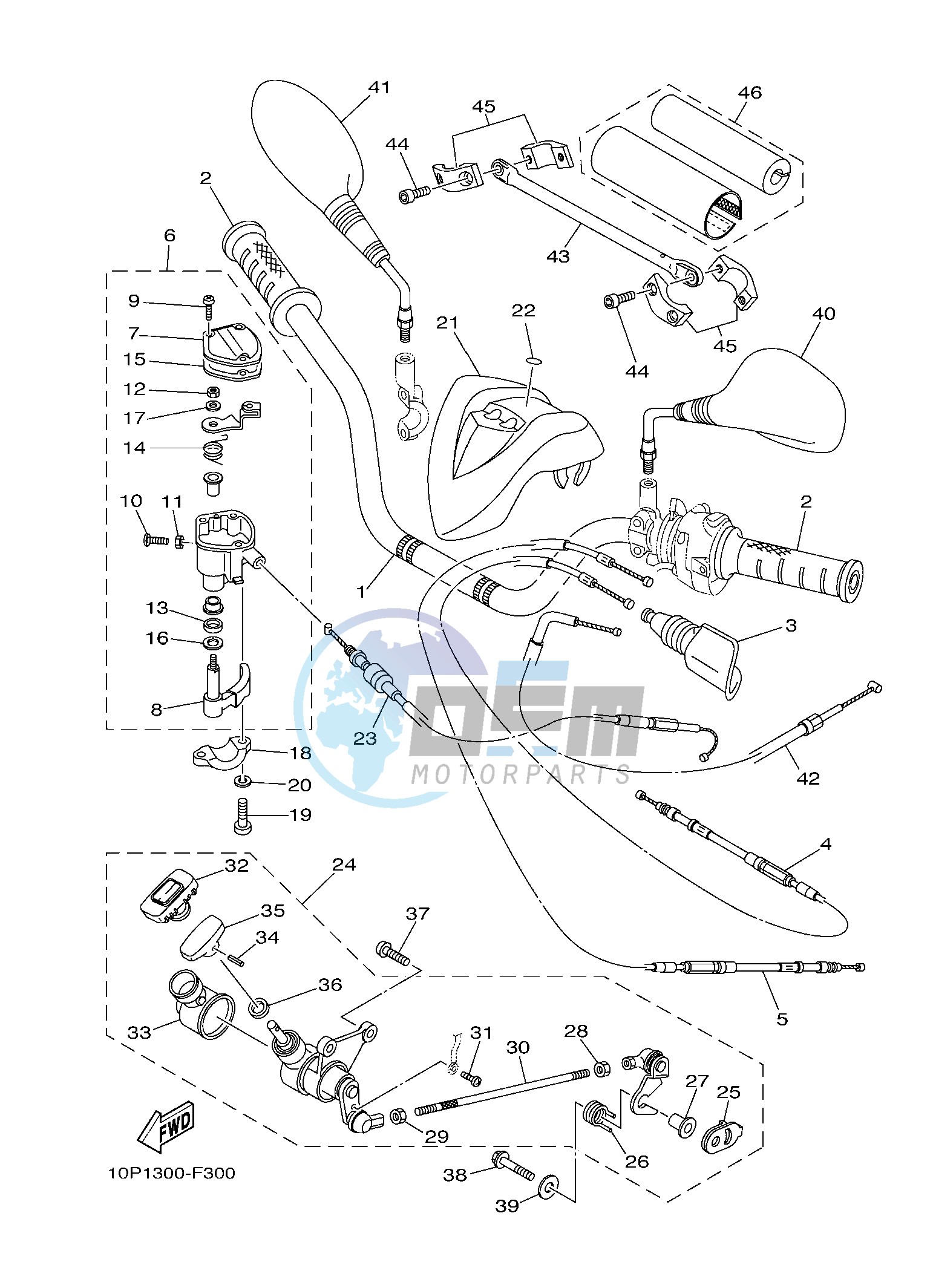 STEERING HANDLE & CABLE