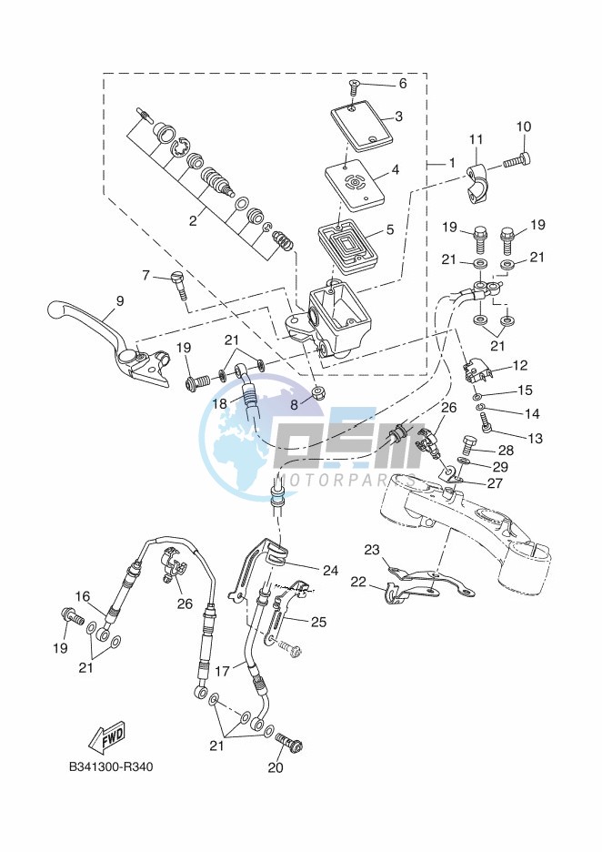 FRONT MASTER CYLINDER