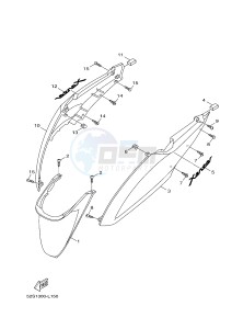 HW151 XENTER 150 (52S3) drawing SIDE COVER